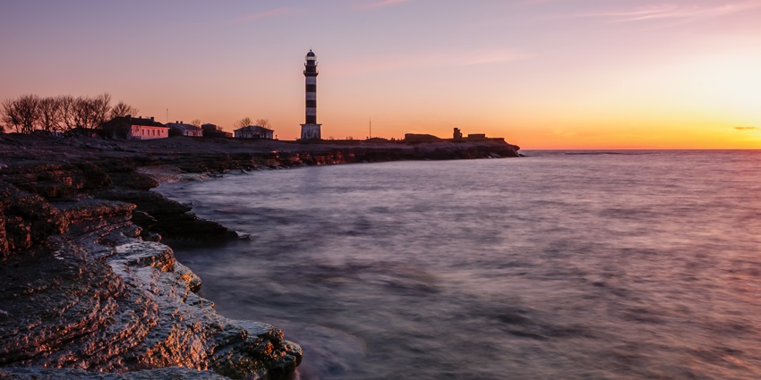 Osmussaar Lighthouse, a historic beacon with panoramic coastal views.