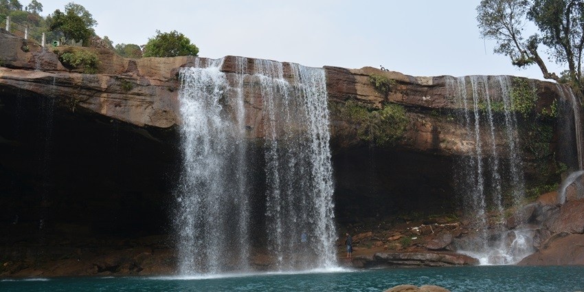 Bophill falls is a perfect place to visit in Dawki for adventure and nature lovers for trekking