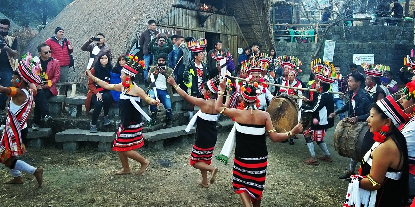 Immerse in the culture of Nagaland on your visit to the majestic Dzukou Valley in April.