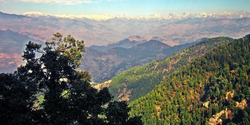 Dalhousie, one of the places to visit in Himachal Pradesh in January, has panoramic views of the mountains.