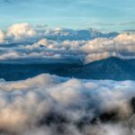 A view of the Dalhousie hills from above the clouds