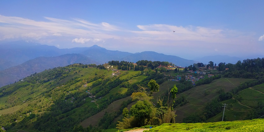 Paragliding in Darjeeling is affected by an array of factors including weather conditions.