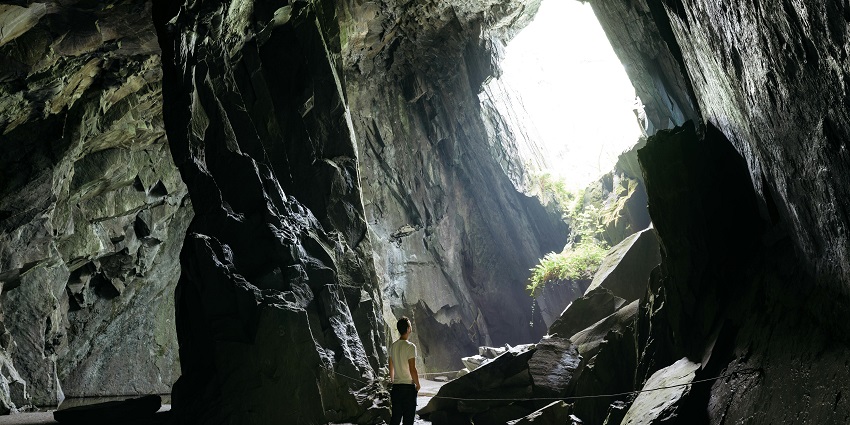 Dark And Bright Cave is one of the top ten Halong Bay Caves Vietnam for explorers to wander.