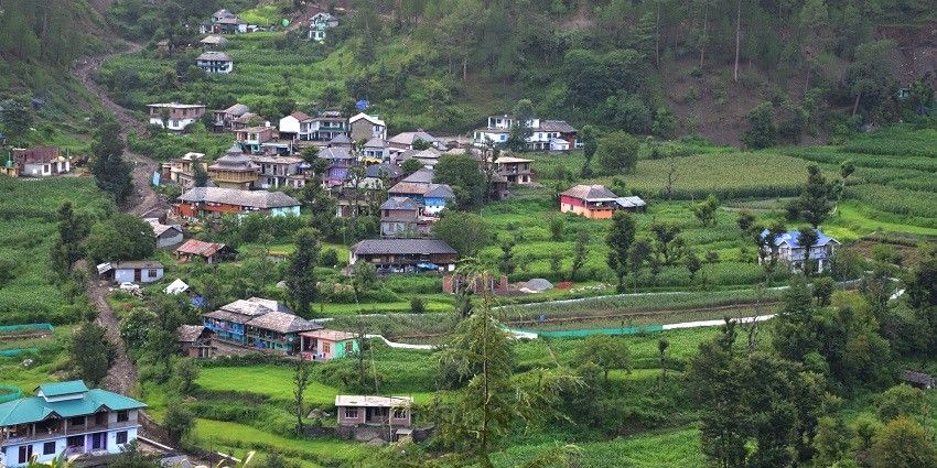 Darlaghat has rich reserves of rolling hills, lush green forests, and gentle streams.