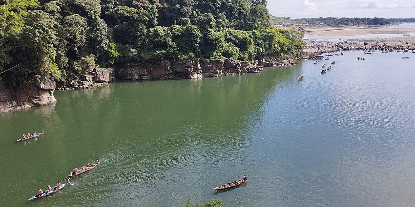 Dawki is one of the best places to explore, creating memorable moments near the waterfall.