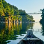 An amazing view of the pristine Dawki River, located in the state of Meghalaya, India.