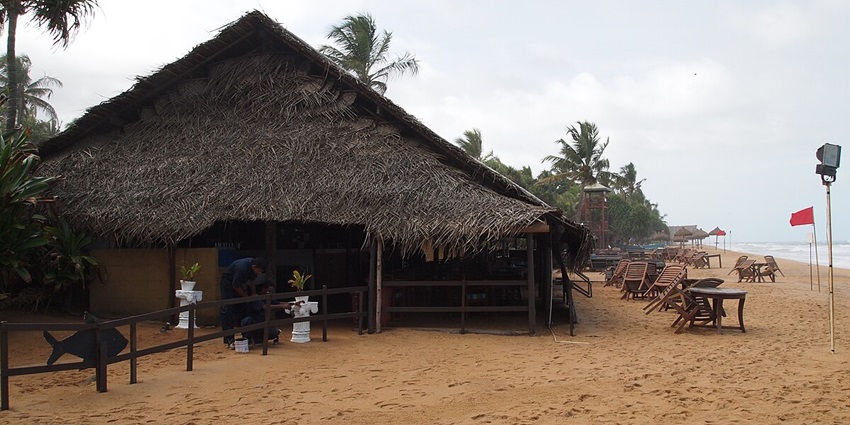 Mount Lavinia Hotel Beach, a historic and scenic beach in Colombo.