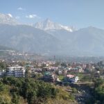 The vast city of Dharamshala clicked from an aerial perspective showing the mountains in background