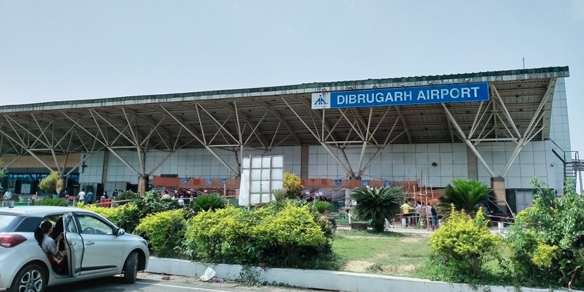 Dibrugarh Airport, a key gateway to the northeastern region of India.
