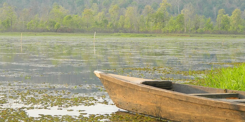 A view of the azure waters of Digboi Lake, a tourist hotspot near Digboi Museum.