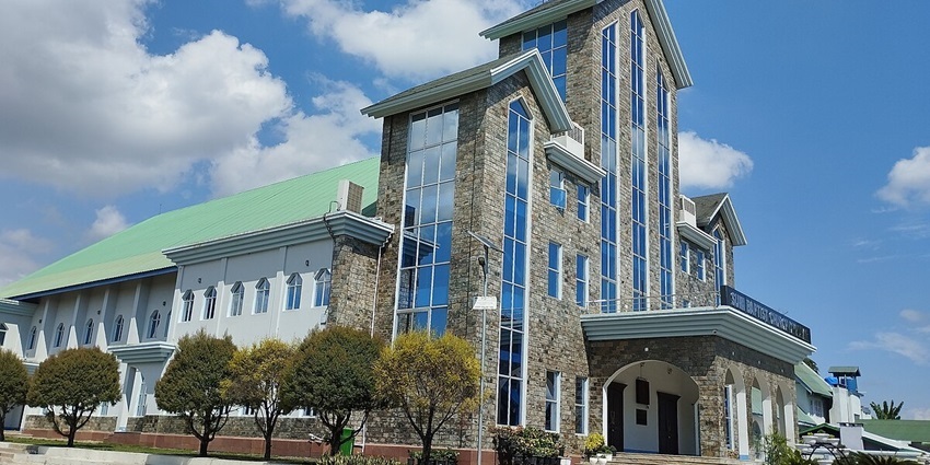 Panoramic daylight snap of a beautiful church—Things to see in Dimapur, Nagaland