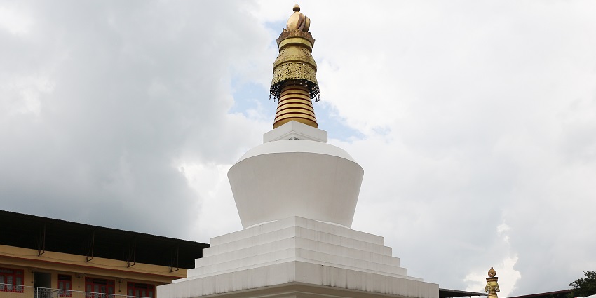 This stupa, with an abundance of peace and light, is a must-visit near Lingdum Monastery.