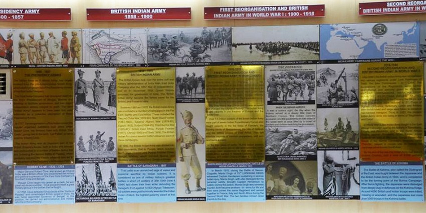 An image of significance genesis of the Indian National Army in Jaisalmer, India.