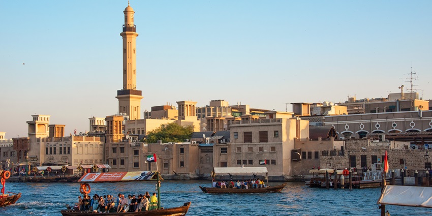 Sail through the waters of Dubai Creek on your visit to the iconic Dubai Museum.