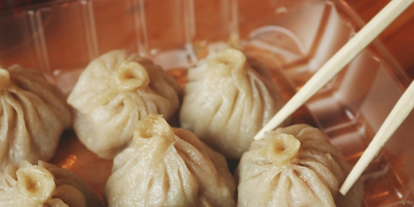 Image of delectable dumplings - Gangtok delicacies available in veg and non veg.