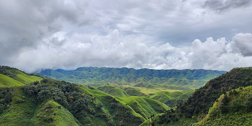 Dzukou Valley is one of the best places to visit in Nagaland for adventure seekers.