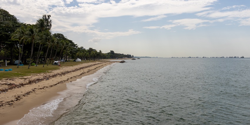 Relaxing at east coast park can be a refreshing experience for couples in Singapore during their trip.