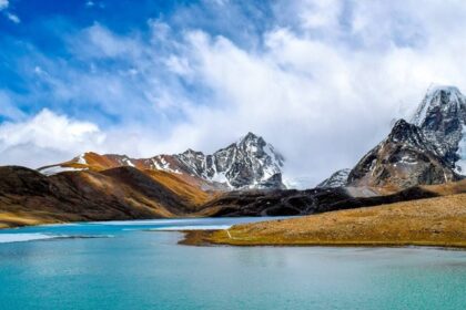 The mesmerising view of the lush green mountain ranges in the West Sikkim district.