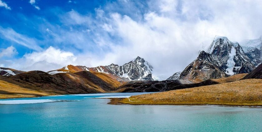 The mesmerising view of the lush green mountain ranges in the West Sikkim district.