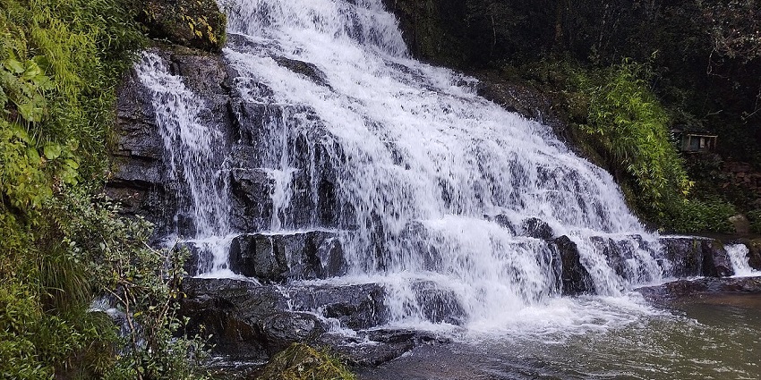 Exploring the beauty of Elephant Falls is one of the best things to do in Shillong.