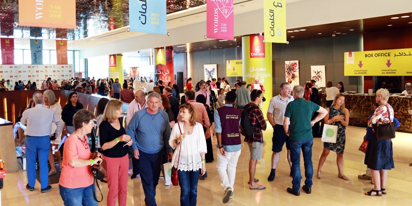 Stroll in the beautiful book sections at the Emirates Airline Festival in Dubai