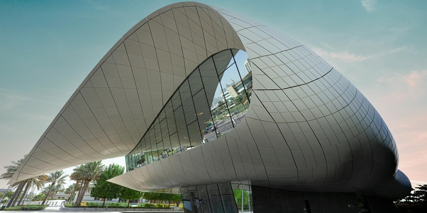 See the iconic designs and architecture at Etihad Museum, one of the Dubai Art Museums.