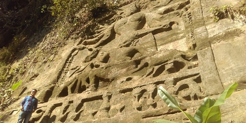 Exploring the ancient rock carvings is one of the best things to do in Tripura.