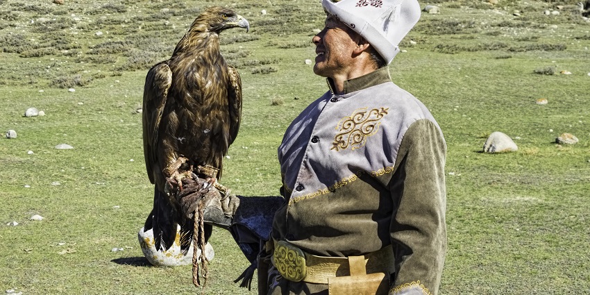 This demonstration displays the skills of falcons, besides the bond between the falconer and bird.
