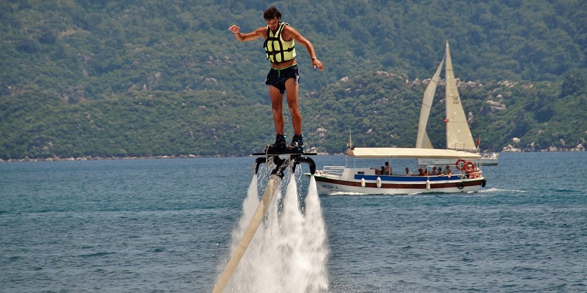 Flyboarding allows you to soar, dive, and perform aerial tricks while discovering a new part of yours.