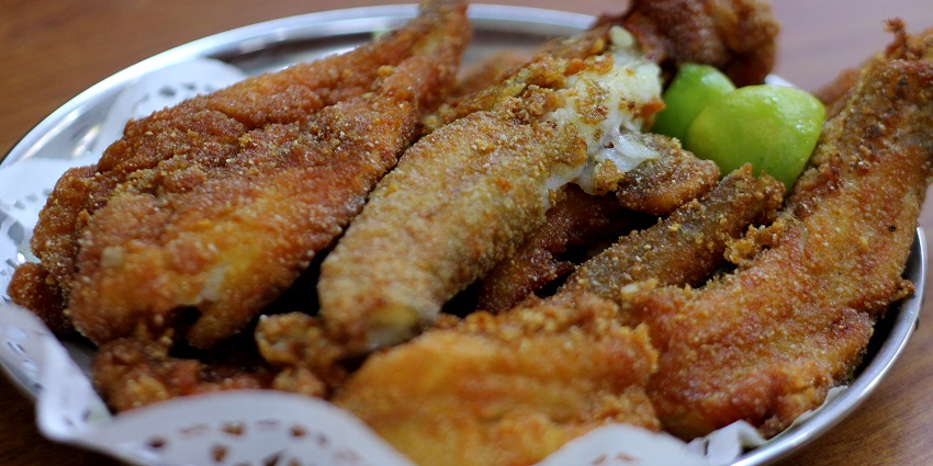 Fried Bombay Duck is the best food in Diu made from fish only found in the Arabian Sea.