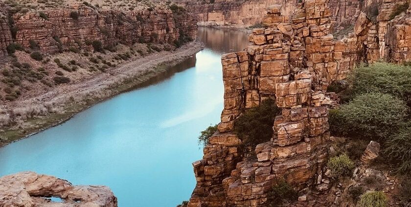 Panoramic snapshot of the Gandikota the Grand Canyon Of India in Andhra Pradesh