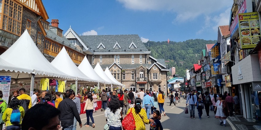Gaiety Theatre in Shimla, showcasing its historic architecture and vibrant culture.