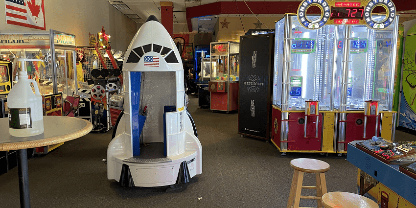 Snapshot of the arcade for the gaming and recreational activities in the Select city walk