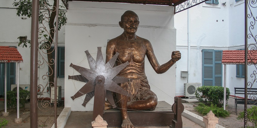 Gandhi Smriti Museum has the artefacts that once belonged to the father of the nation.