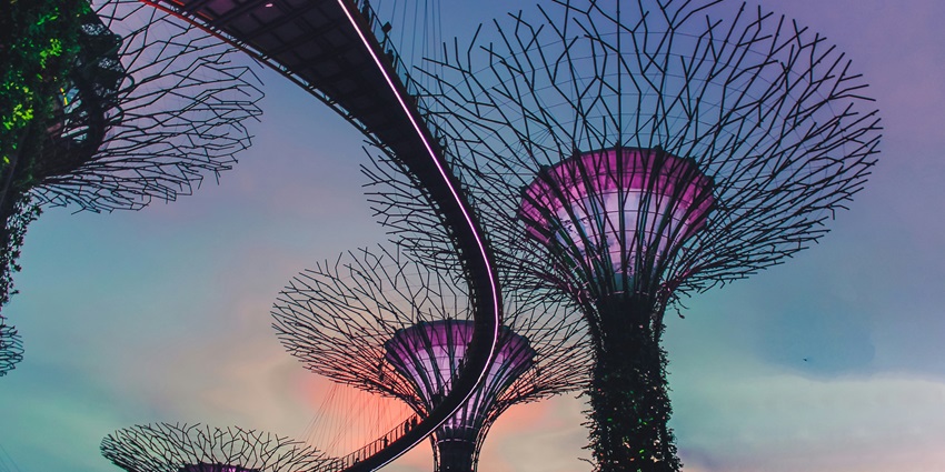 Gardens By The Bay is one of the most stunning places to visit in Singapore for couples.