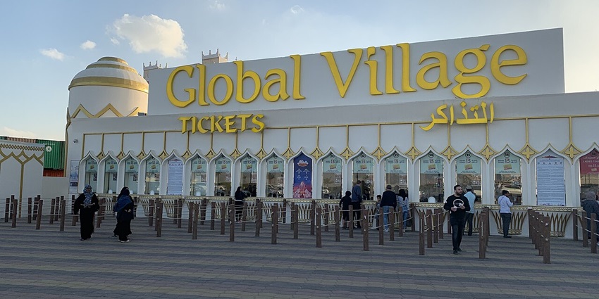 Visit Global Village, a cultural and entertainment event that happens every year in Dubai.