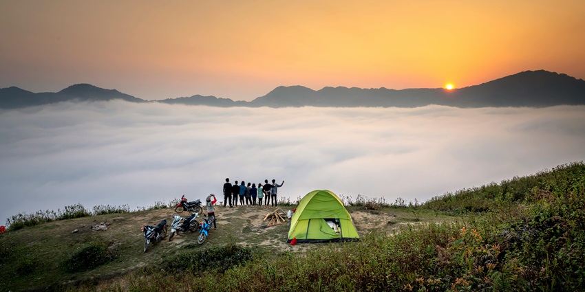 Golden Meadows Camping Resort is one of the most serene spots for camping in Pahalgam.