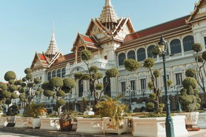 Grand Palace in Bangkok, with its golden spires, one of the places to visit in Bangkok with family