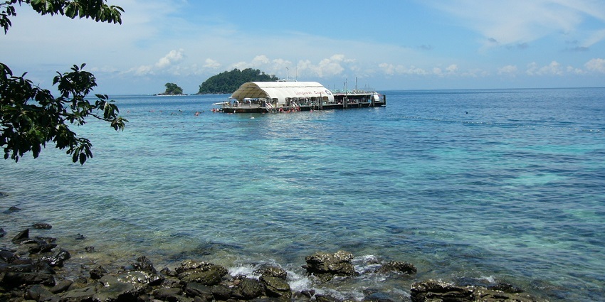 A beautiful scuba diving site at Langkawi