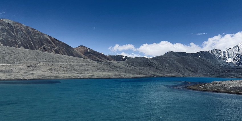 Enjoy the serene views at Gurudongmar Lake, one of the places to visit in Sikkim in May.