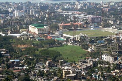 Guwahati city, highlighting its urban landscape - Places to Visit in Guwahati with Family.