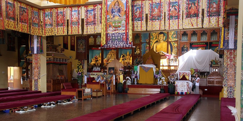 Gyuto Karmapa Monastery is a tourist places to visit near McLeodGanj that reflects buddhist philosophy