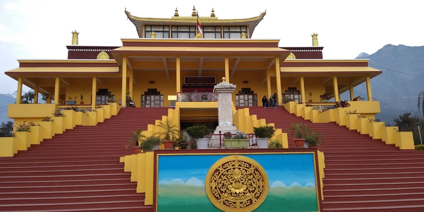 Gyuto Monastery is one of the top ten places to visit in Kangra, Himachal Pradesh.