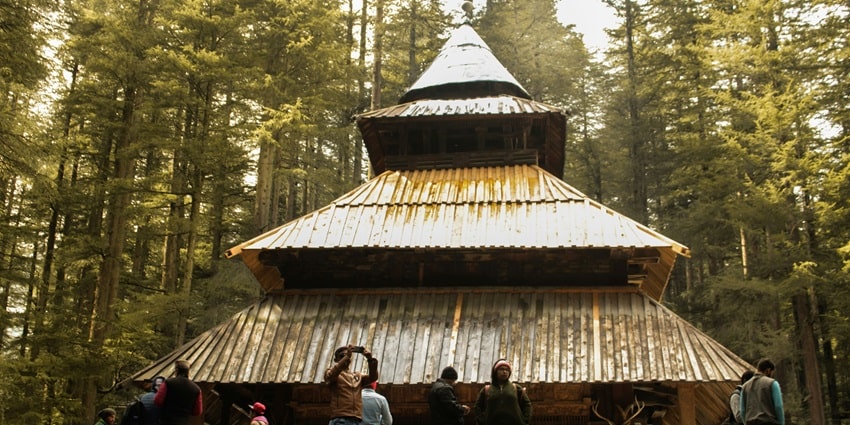 Seek blessings from the sacred Hadimba Temple, a must-visit in Himachal Pradesh.