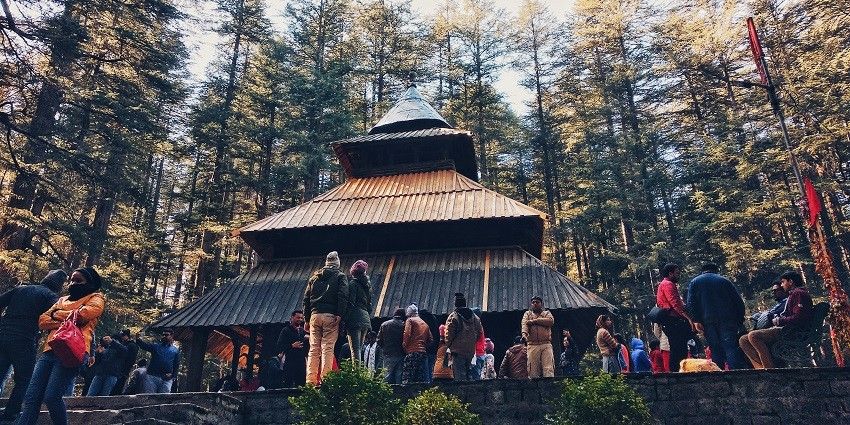 Seek blessings from the revered Hadimba Temple on your visit to Manu Temple, Manali.
