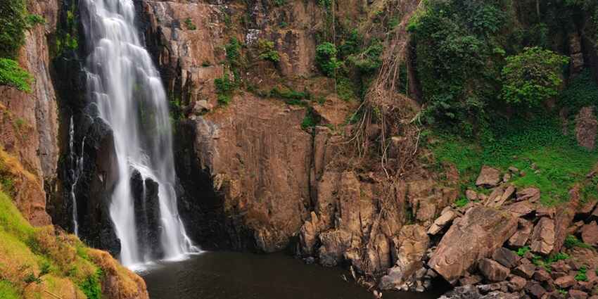 Haew Narok Waterfall is one of the best attractions near Khao Yai National Park.