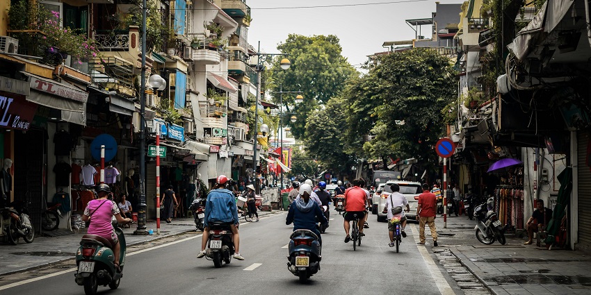 Hanoi Old Quarter is one of the best places to explore near Ho Chi Minh Museum.