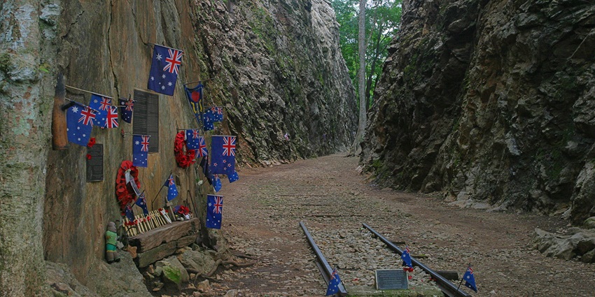 Hellfire Pass Museum, a memorial and interpretive centre near the Erawan National Park.