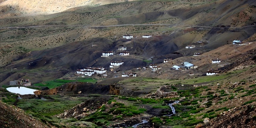 One of the best places to visit in Spiti, Hikkim offers spectacular views of the Spiti Valley.