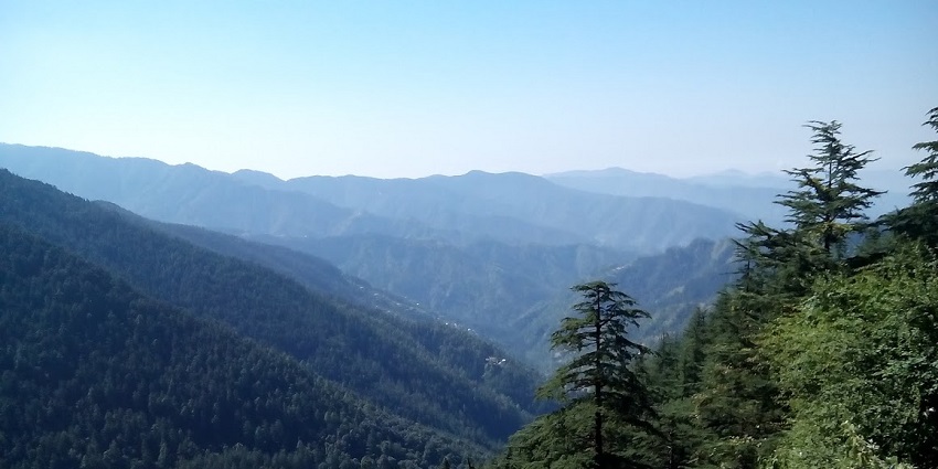 Forested hills of Kufri, a destination that offers plethora of adventure activities along with scenic views